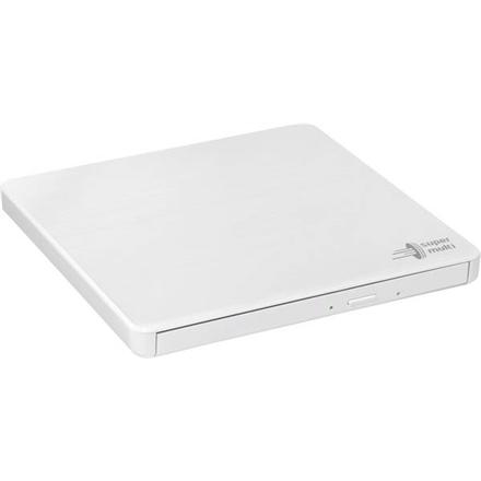 H.L Data Storage | Ultra Slim Portable DVD-Writer | GP60NW60 | Interface USB 2.0 | DVD±R/RW | CD read speed 24 x | CD write speed 24 x | White | Desktop/Notebook