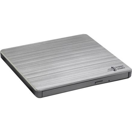 H.L Data Storage | Ultra Slim Portable DVD-Writer | GP60NS60 | Interface USB 2.0 | DVD±R/RW | CD read speed 24 x | CD write speed 24 x | Silver | Desktop/Notebook