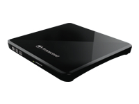 TRANSCEND 8X DVDS-K Ultra-slim Writer USB 2.0 extern Black CD-R/RW DVD+/-R DVD+/-RW DVD+/-R DL DVD-RAM