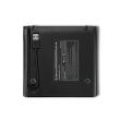 Qoltec External DVD RW recorder USB 3.0, Black