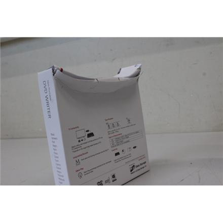 H.L Data Storage Ultra Slim Portable DVD-Writer | GP57EB40 | Interface USB 2.0 | DVD±R/RW | CD read speed 24 x | CD write speed 24 x | Black | DAMAGED PACKAGING | Desktop/Notebook