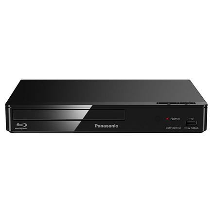 Panasonic Blu-ray Disc Player DMP-BDT167EG Xvid, MKV, MP4, FLAC, MP3, AAC, ALAC, DSD Wi-Fi USB connectivity