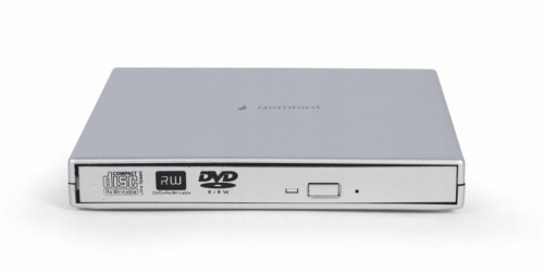 Gembird External DVD burner DVD-USB-021-SV silver