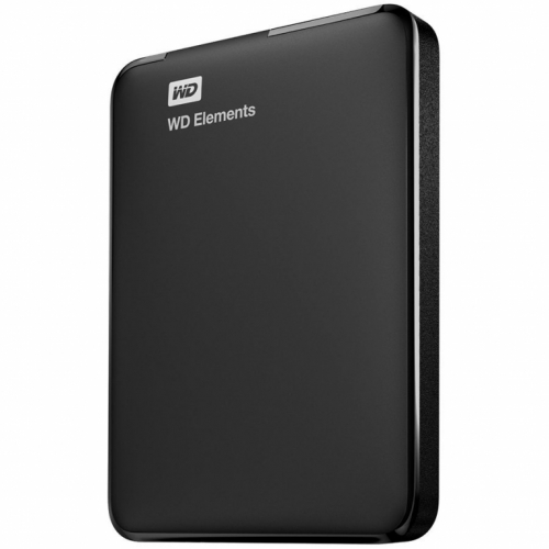 WD Elements Portable WDBU6Y0020BBK - Hard drive - 2 TB - external (portable) - USB 3.0 
