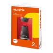 Adata DashDrive Durable HD650 2TB 2.5'' USB3.1 Red