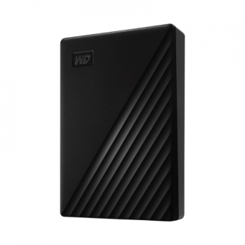 WD My Passport WDBPKJ0040BBK - Hard drive - encrypted - 4 TB - external (portable) - USB 3.2 Gen 1 - 256-bit AES - black 