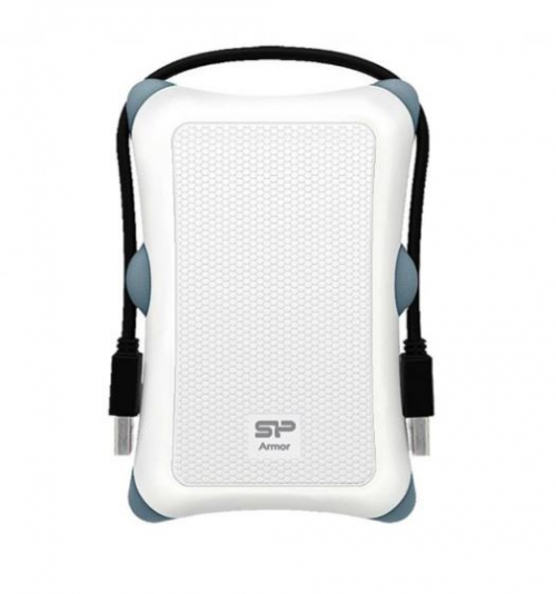 Silicon Power External HDD ARMOR A30 1TB USB 3.2 white / armored / shockproof