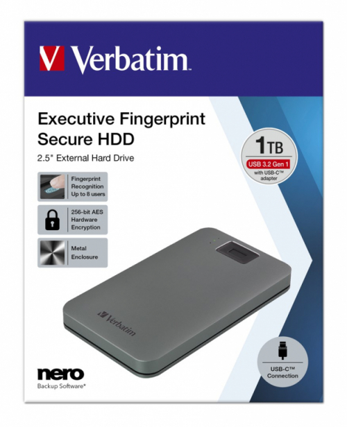 Verbatim Executive Fingerprint Secure