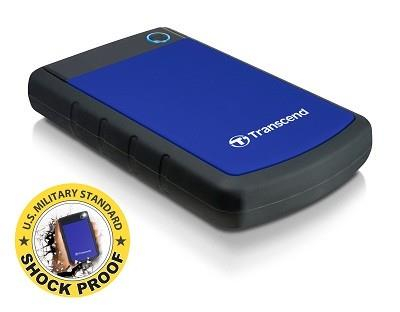 External HDD|TRANSCEND|StoreJet|1TB|USB 3.0|Colour Blue|TS1TSJ25H3B