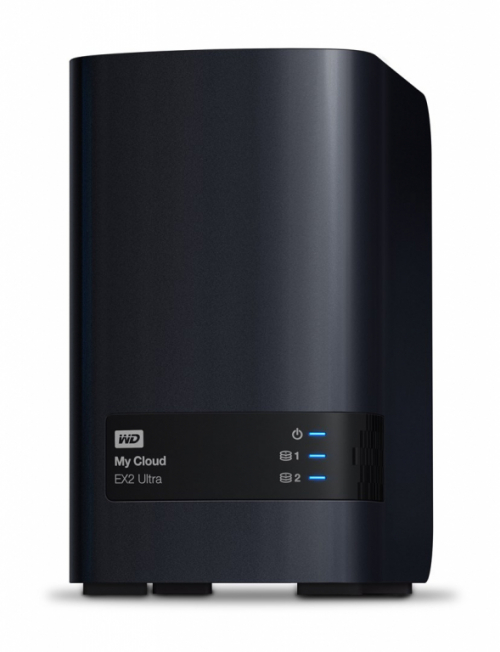 Western Digital My Cloud EX2 Ultra NAS Desktop Marvell Armada 385 1 GB DDR3 4 TB HDD My Cloud OS Black