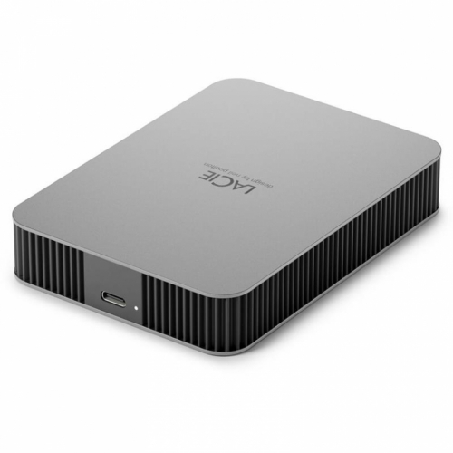 LaCie Mobile Drive, USB-C, 5 TB, hall - Väline kõvaketas / STLP5000400