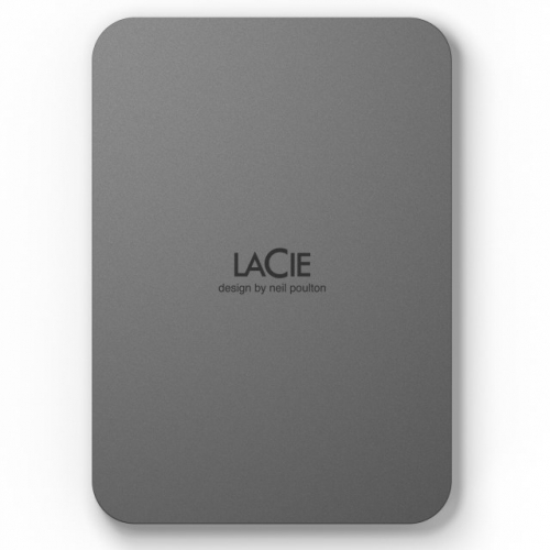 LaCie Mobile Drive Secure external hard drive 4 TB USB Type-C 3.2 Gen 1 (3.1 Gen 1) Grey