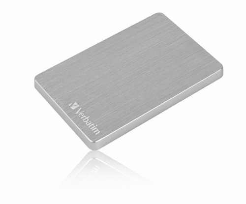 Verbatim Store 'n' Go ALU Slim Portable Hard Drive 1TB Silver