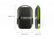 SILICON POWER Armor A60 - Hard drive - 2 TB - external (portable) - 2.5