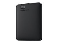 WD Elements 1TB HDD USB3.0 Portable 2,5inch RTL extern RoHS compliant Low cost black