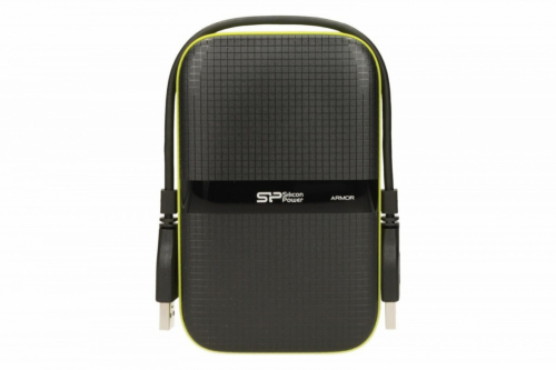 Silicon Power ARMOR A60 1TB USB 3.0 BLACK-GREEN/PANCERNY wstrząso/pyło i wodoodporny