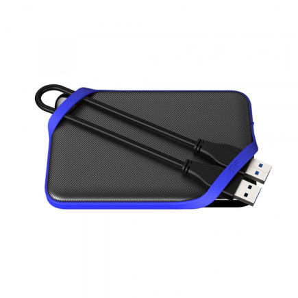 SILICON POWER A62 Game Drive - Hard drive - 1 TB - external (portable) - USB 3.2 Gen 1 - black, blue - Rugged 