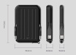 Silicon Power A66 external hard drive 2000 GB Black, Blue