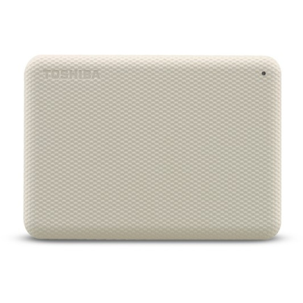 Toshiba Storage Canvio Advance 4 TB, Externe Festplatte (beige, Micro-USB-B 3.2 Gen 1 (5 Gbit/s))