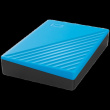 HDD External WD My Passport (6TB, USB 3.2) Blue