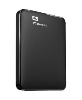 External HDD|WESTERN DIGITAL|Elements Portable|1TB|USB 3.0|Colour Черный|WDBUZG0010BBK-WESN