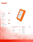 LaCie Rugged 1TB USB 3.1 2,5'' STFR1000800