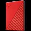 HDD External WD My Passport (4TB, USB 3.2) Red