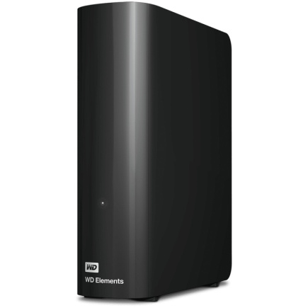 3,5 18TB WD Elements Desktop Stationär USB 3.0, Must