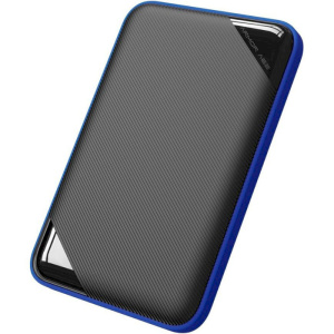 SILICON POWER A62 Game Drive - Hard drive - 2 TB - external (portable) - USB 3.2 Gen 1 - black, blue 