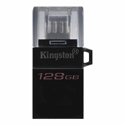 Kingston DataTraveler microDuo G2 - USB flash drive - 128 GB - USB 3.2 Gen 1 / micro USB 