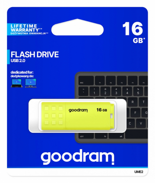 GOODRAM Pendrive UME2 16GB USB 2.0 713074