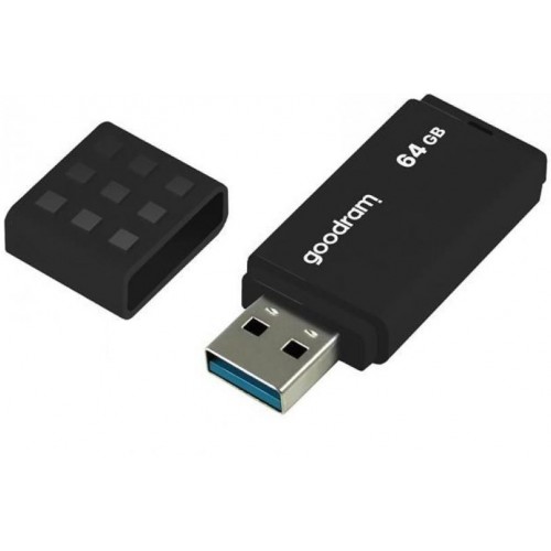 GOODRAM UME3 - USB flash drive - 64 GB - USB 3.0 - black 