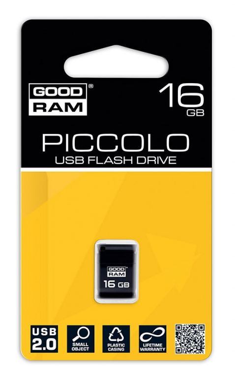 GOODRAM PICCOLO 16GB USB2.0 Black