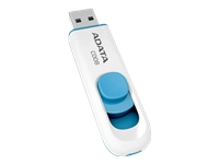 ADATA 64GB USB Stick C008 Slider USB 2.0 white blue