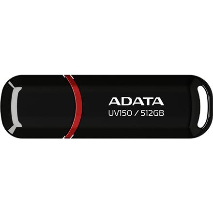 ADATA | USB Flash Drive | UV150 | 512 GB | USB 3.2 Gen1 | Black