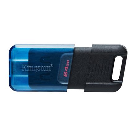 Kingston | DataTraveler  80 M | 64 GB | USB-C | Black