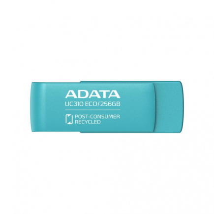 MEMORY DRIVE FLASH USB3.2 256G/GREEN UC310E-256G-RGN ADATA