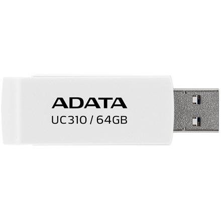 ADATA | USB Flash Drive | UC310 | 64 GB | USB 3.2 Gen1 | White