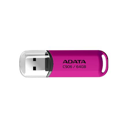 ADATA | USB Flash Drive | C906 | 64 GB | USB 2.0 | Pink