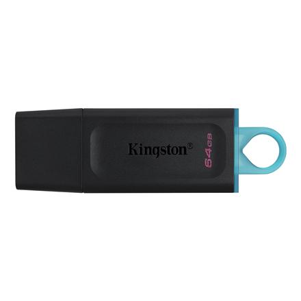 Kingston | DataTraveler Exodia USB Flash Drive | 64 GB | USB 3.2 Gen 1 | Black/Blue