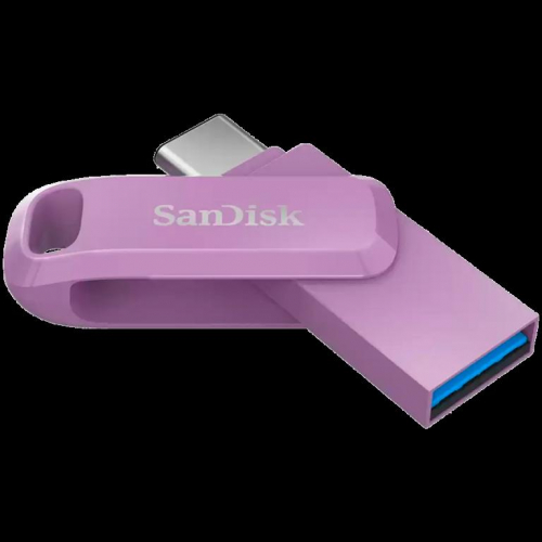 SanDisk Ultra Dual Drive Go USB Type- C, Lavender, Global, 400MB/s 128GB