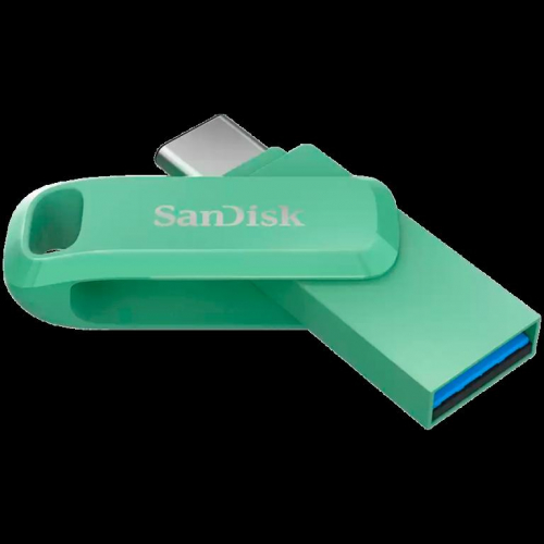 SanDisk Ultra Dual Drive Go USB Type- C, Absinthe Green, Global, 400MB/s 256GB