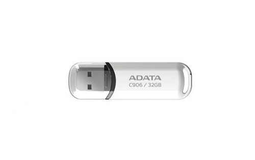 MEMORY DRIVE FLASH USB2 32GB/WHITE AC906-32G-RWH ADATA