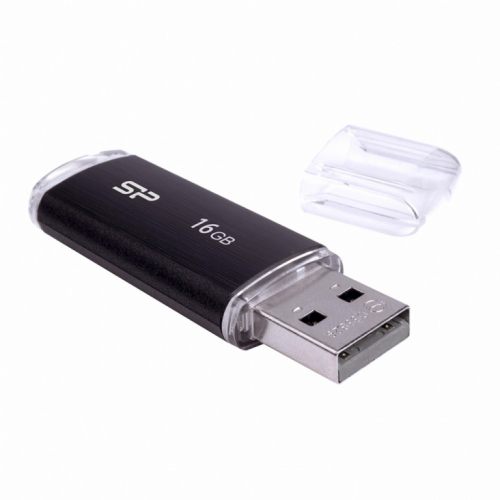 Silicon Power ULTIMA U02/PLASTIC 16GB USB 2.0 BLACK