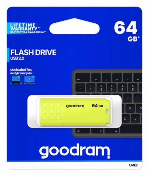 GOODRAM Pendrive UME2 64GB USB 2.0 713078