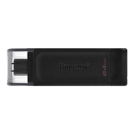 Kingston | DataTraveler 70 | 64 GB | USB-C | Black