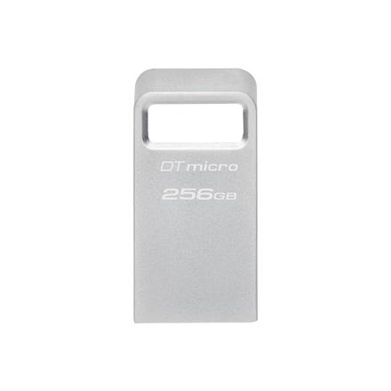 Kingston | USB 3.2 Flash Drive | DataTraveler micro | 256 GB | USB 3.2 | Silver