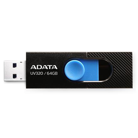 ADATA | USB Flash Drive | UV320 | 64 GB | USB 3.2 Gen1 | Black/Blue