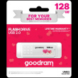 GOODRAM 128GB VALENTINE WHITE USB 2.0