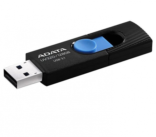 MEMORY DRIVE FLASH USB3 128GB/BLACK AUV320-128G-RBKBL ADATA